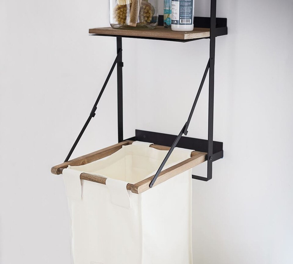 Trenton Laundry Bag Holder and Shelf Pottery Barn Australia